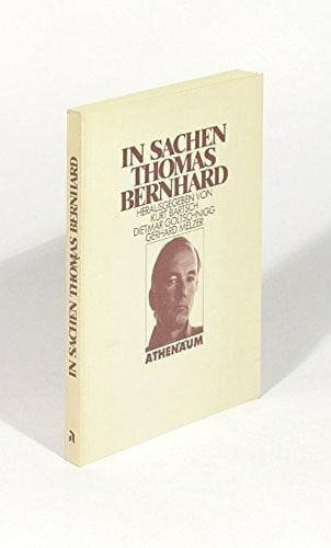 Sachen thomas bernhard buch - sachen,