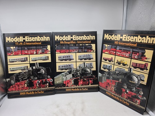 Buch modell eisenbahn - 3x,